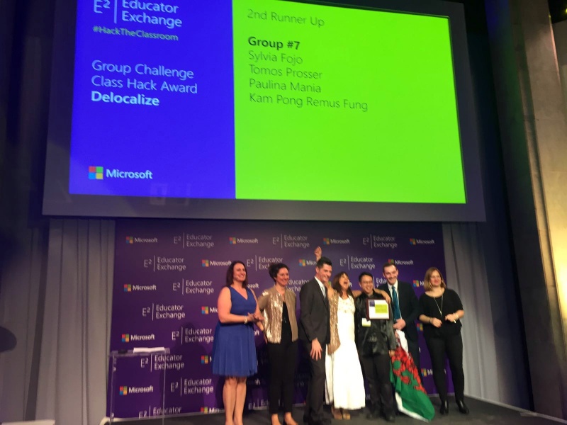 Premio ganado de Microsoft en Budapest.